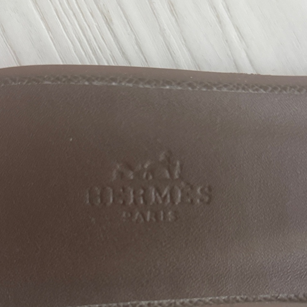 Women's Brown Slide Sandals Hermes - Picture 2 of 4